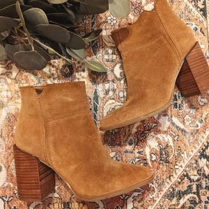 Nine West Real Suede Ankle Booties